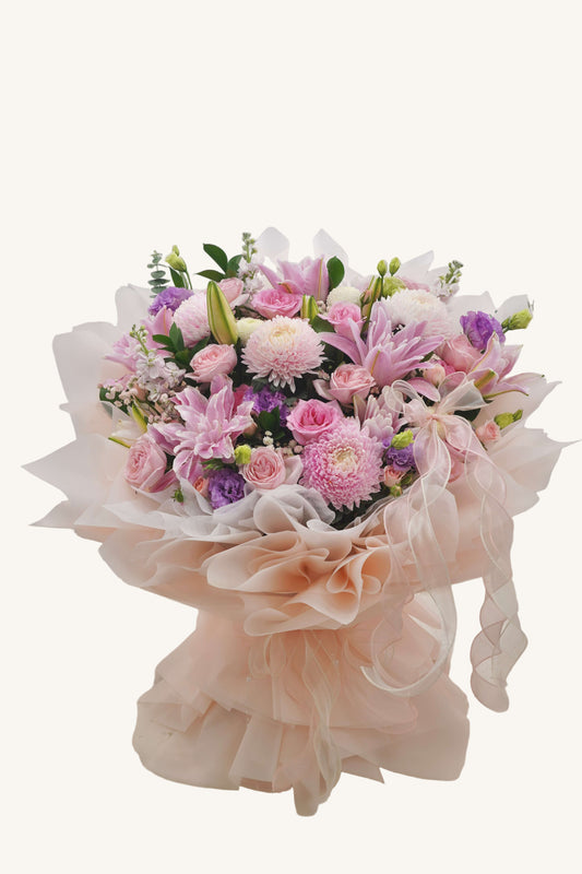 The Wonderful Wizard Of Oz | Rose Lily Chrysanthemum Mixed Bouquet