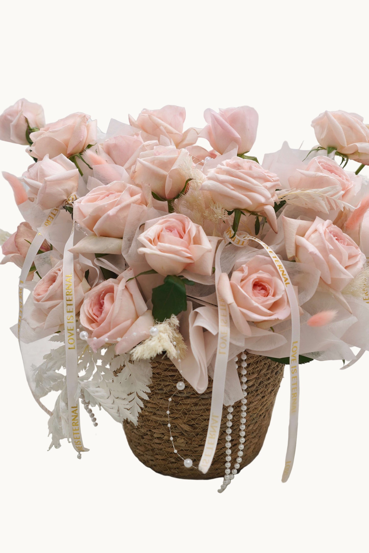 Sweet Lychee | Flower Basket Hug Bucket