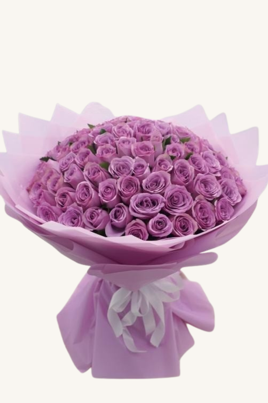 Purple roses