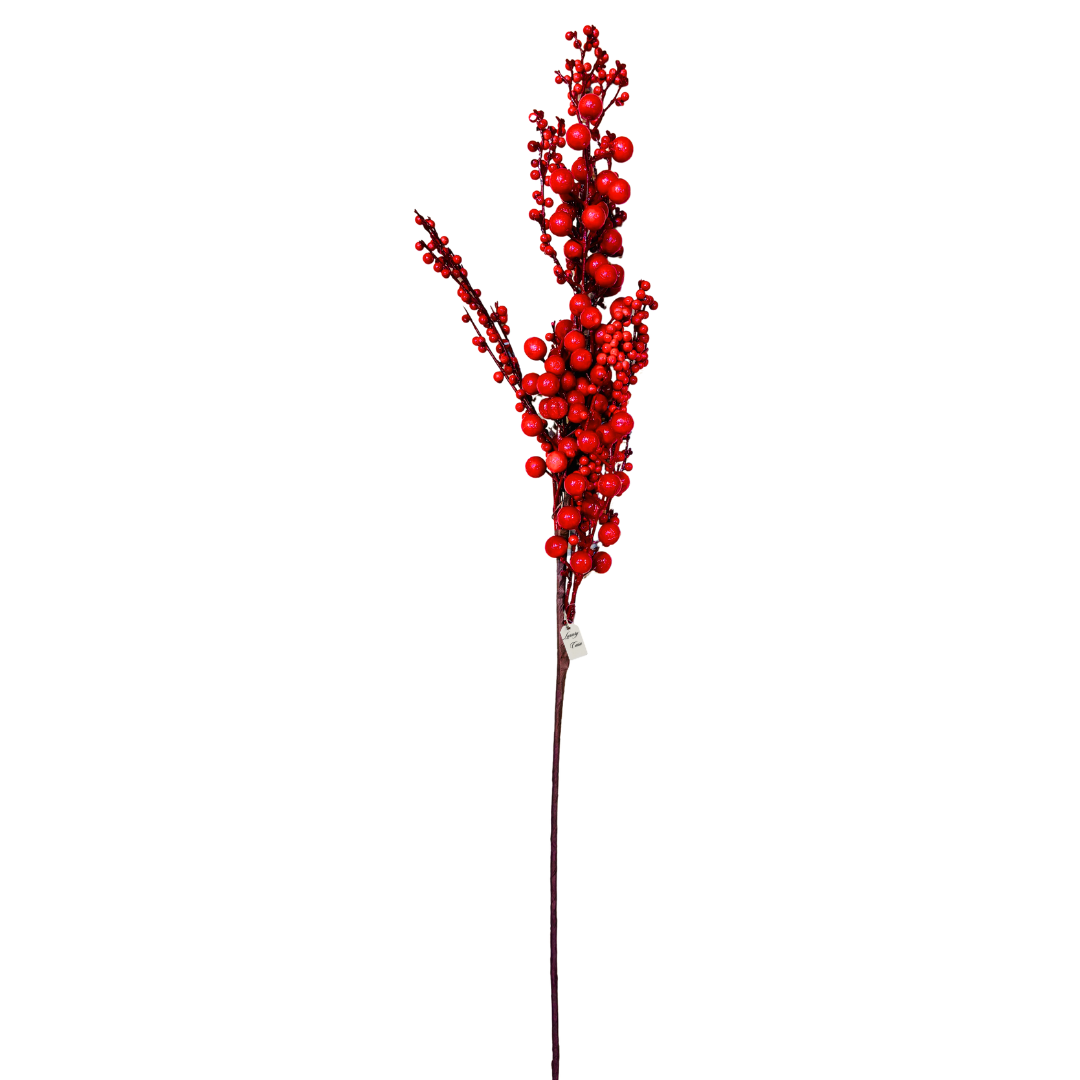 Red Berry Stem Decoration