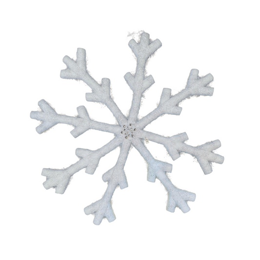 Frosted Snowflake Decoration