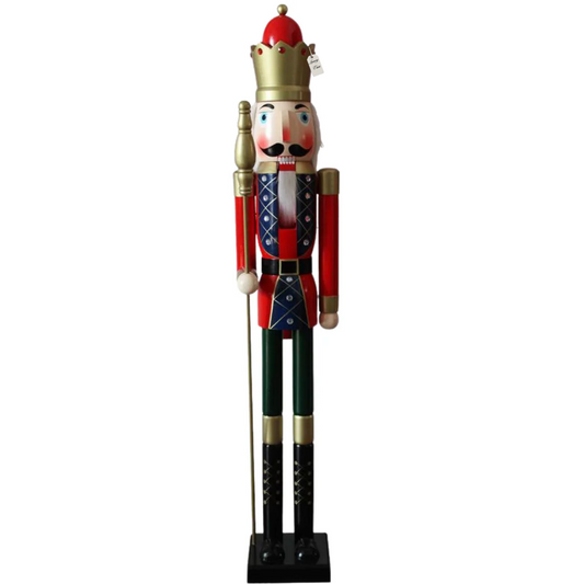Classic Wooden Christmas Nutcracker King