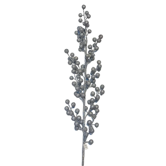Christmas Silver Berry Stem Decoration