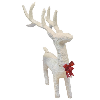 White Reindeer Décor