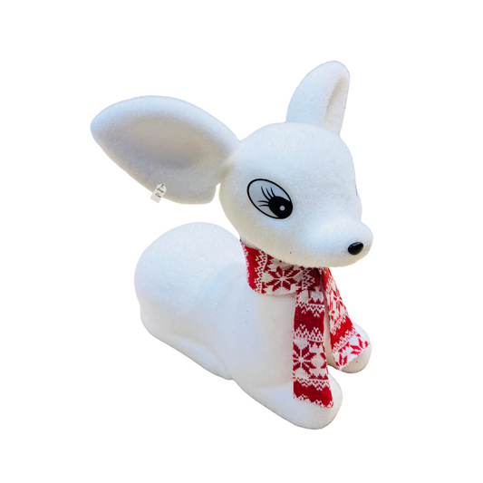 Reindeer Sitting with Scarf