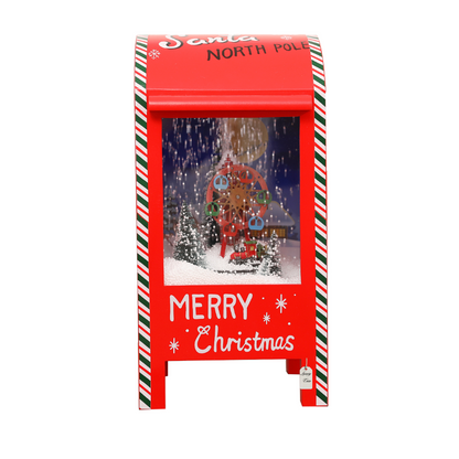 Christmas Musical Mailbox with Snowfall