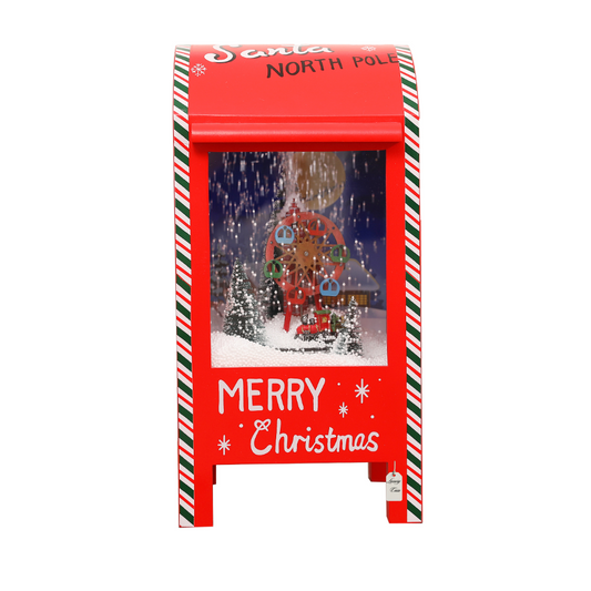 Christmas Musical Mailbox with Snowfall