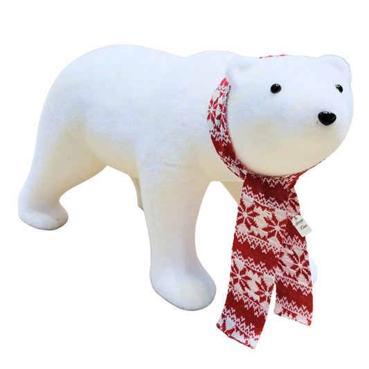 Polar Bear with Scarf