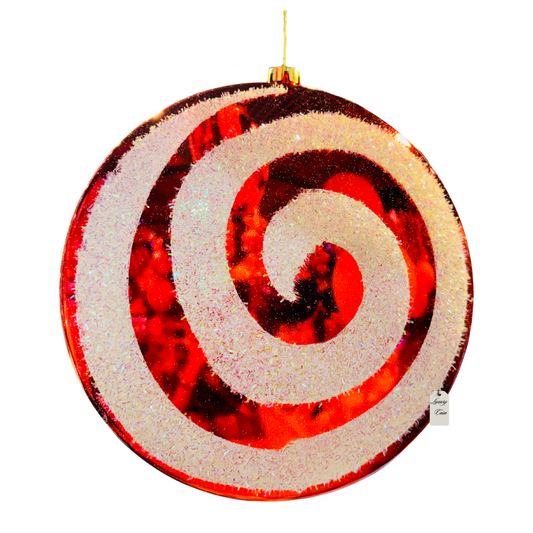 Christmas Swirl Lollipop Decoration