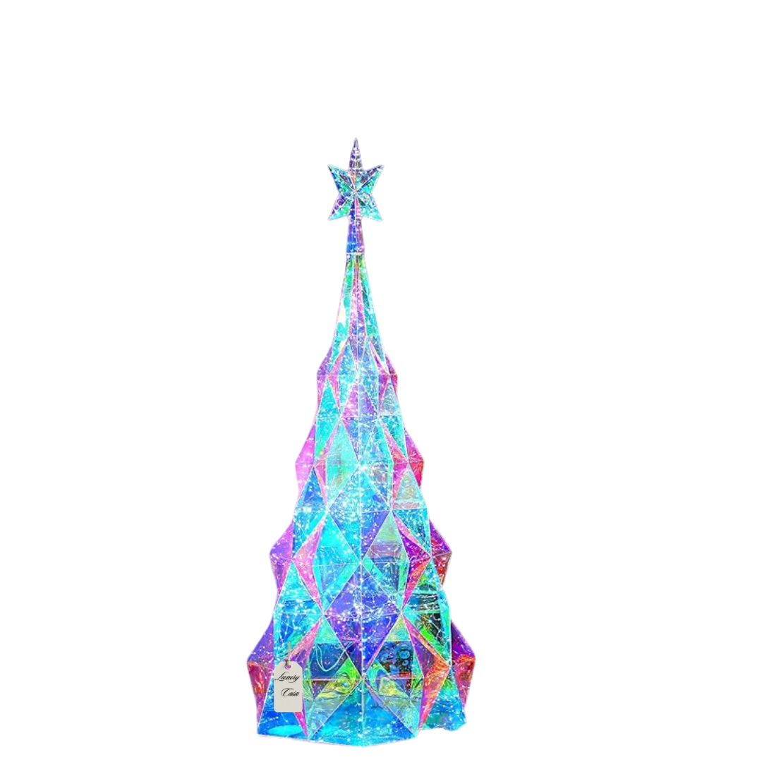 Geometric Multicolor Christmas Tree Decoration