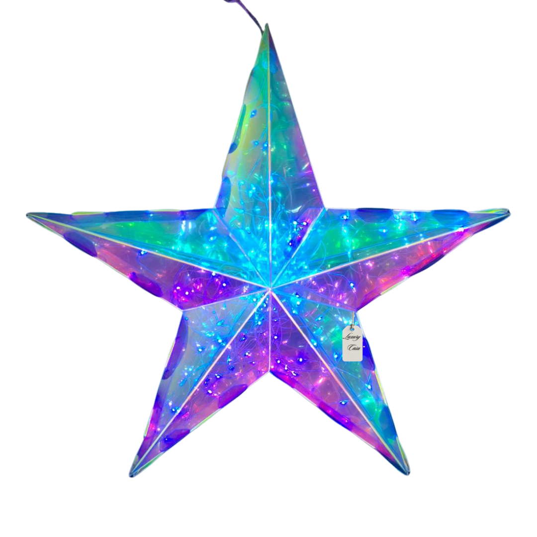 Geometric Multicolor Star Light Decoration