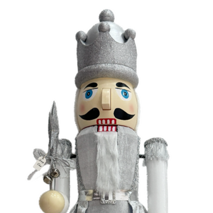 Silver Christmas Nutcracker