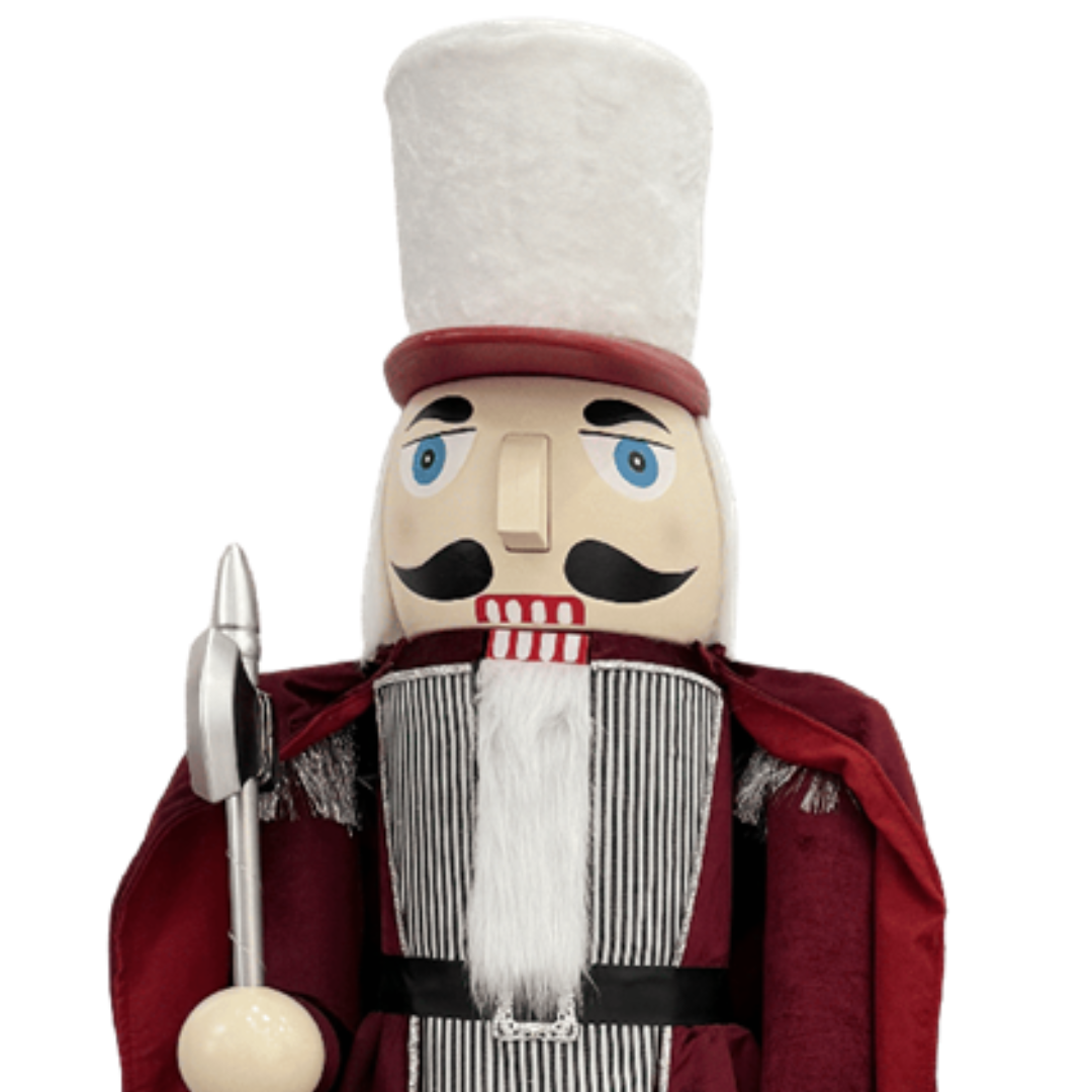 Red & White Christmas Nutcracker