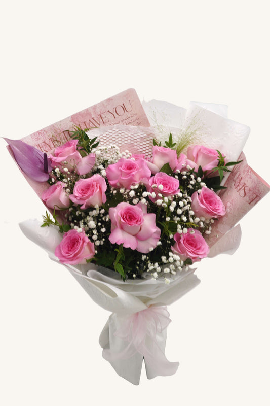 As beautiful as cherry blossoms | Mixed bouquet