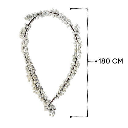 White Berry Christmas Garland