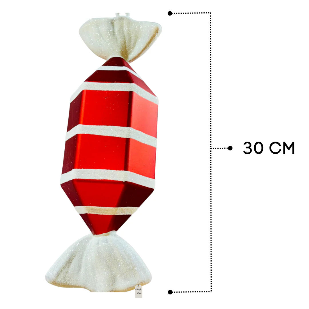 Christmas Striped Candy Ornament Decoration
