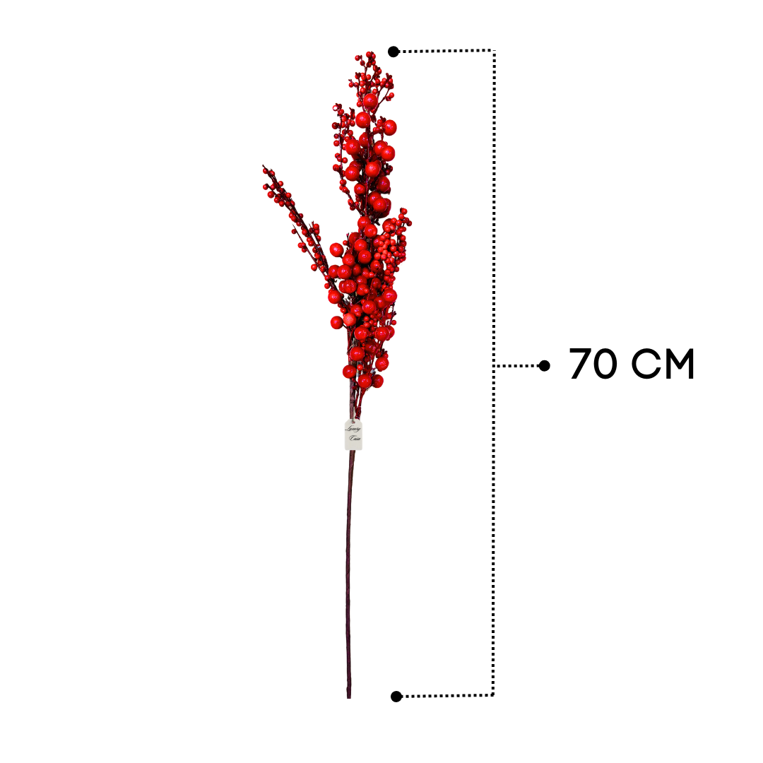 Red Berry Stem Decoration