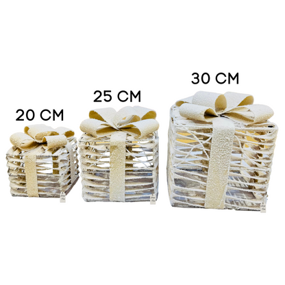 Silver Frost LED Gift Box Set