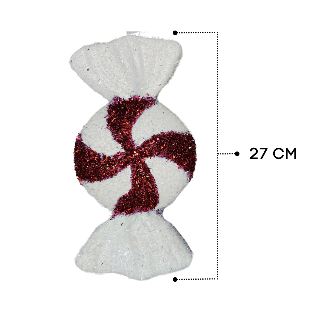 Artificial Christmas Candy Decoration