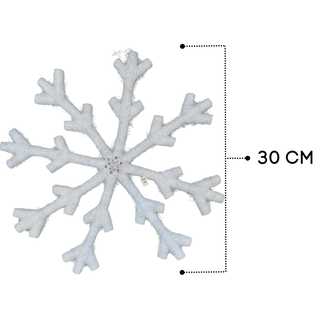 Frosted Snowflake Decoration