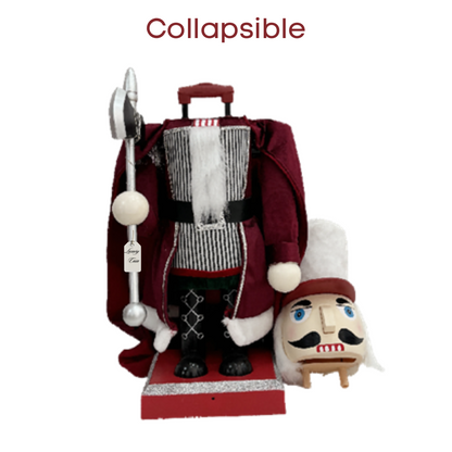 Red & White Christmas Nutcracker