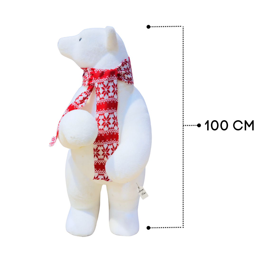 Bear Figurine with Scarf