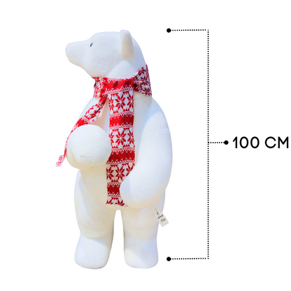 Bear Figurine with Scarf