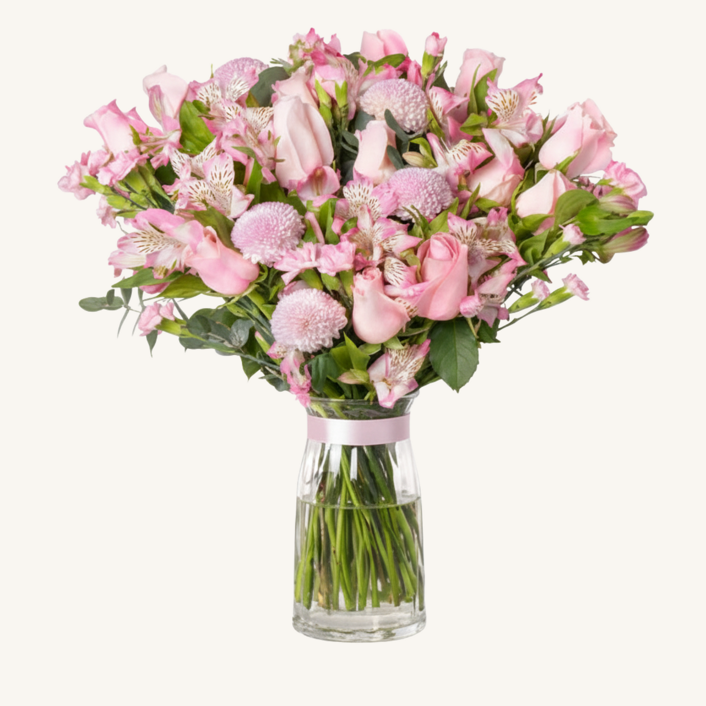 Congratulations Serenity Pink Vase