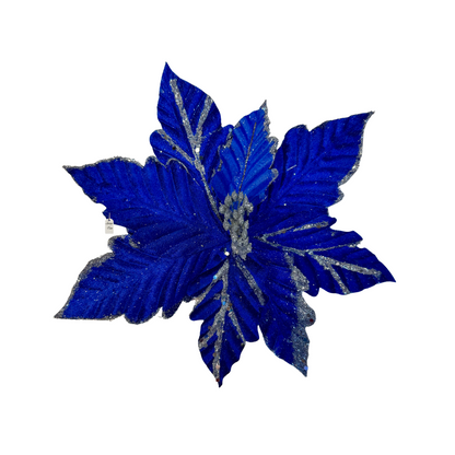 Glitter Poinsettia Flower Decoration