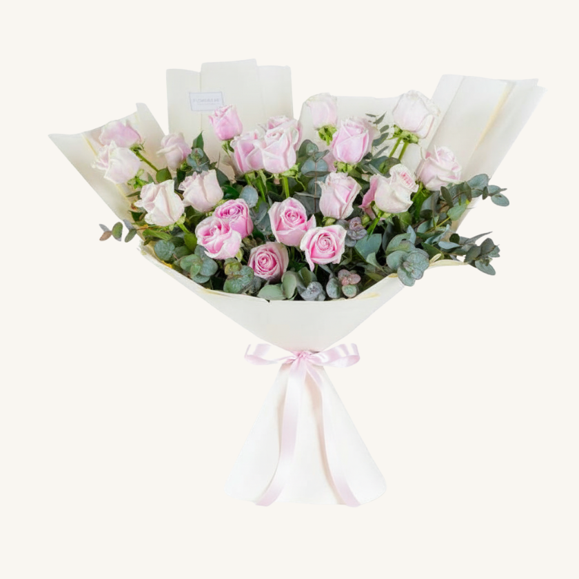 Anniversary 25 Pink Roses