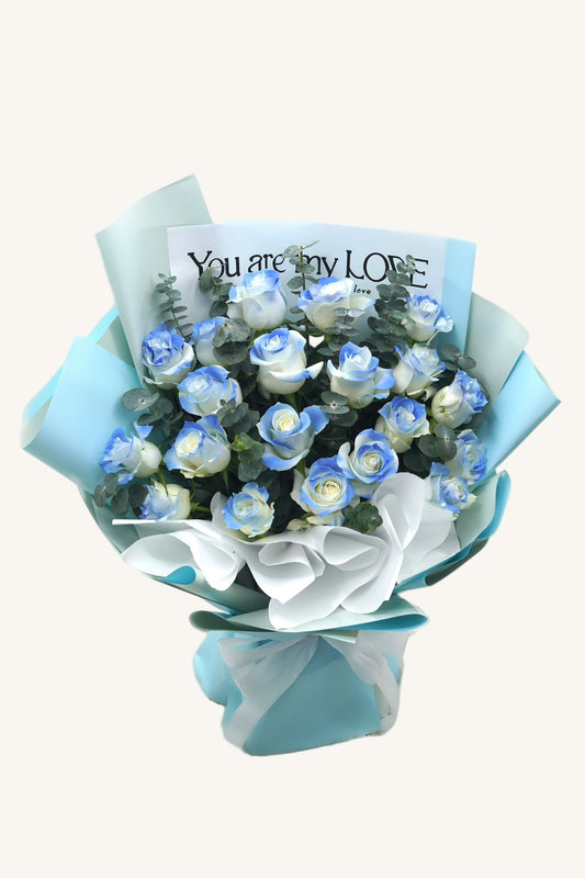 Blue Crystal | Lite Blue Roses