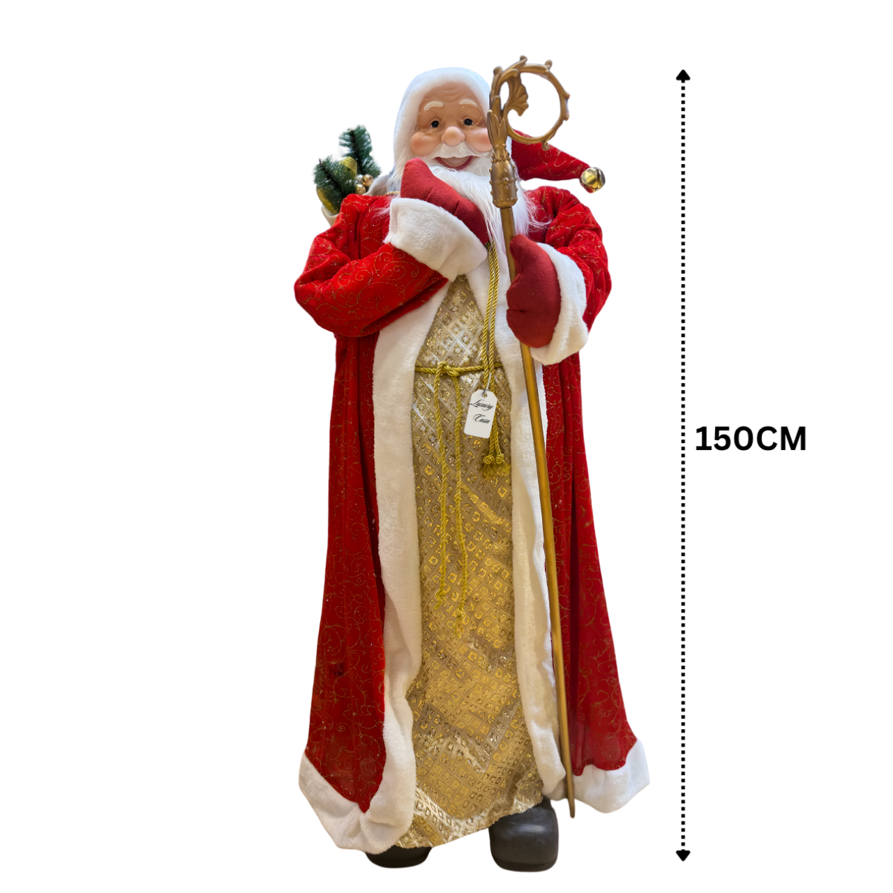 Stately Royal Robes Santa Figure