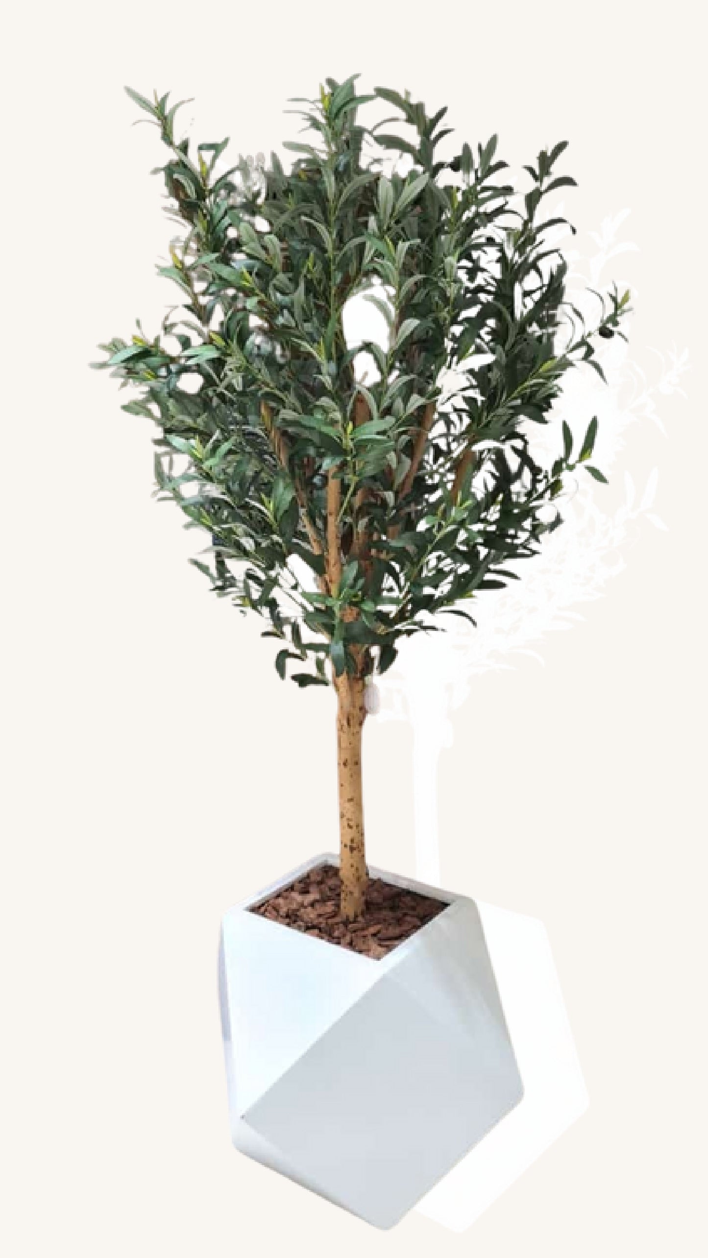 Artificial olive tree