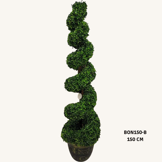Artificial spiral Topiary