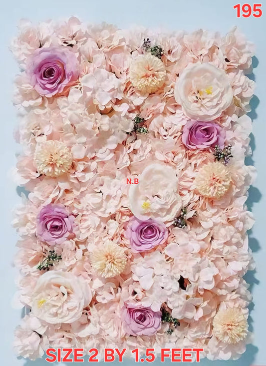 Artificial wall matt flower