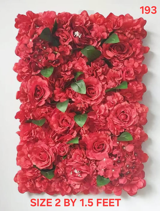 Artificial wall matt flower