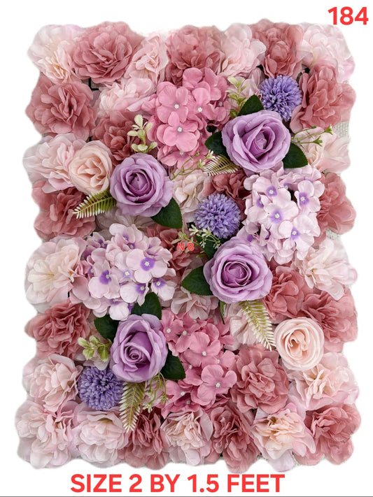 Artificial wall matt flower