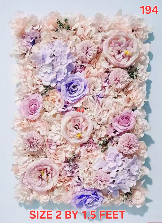 Artificial wall matt flower