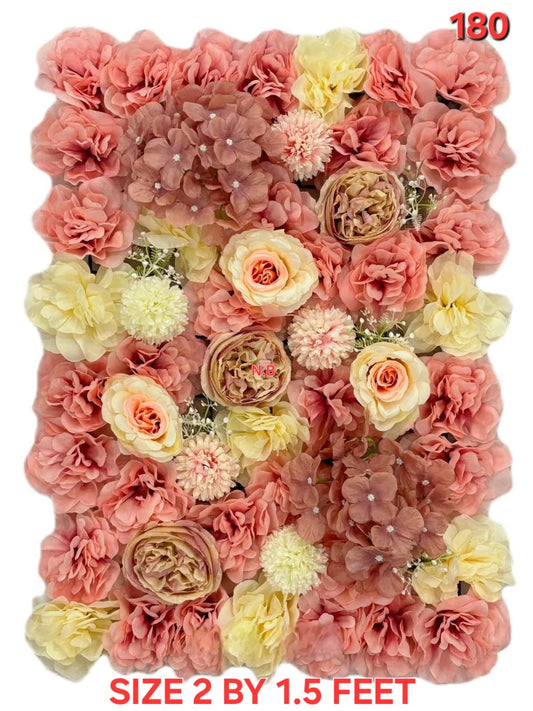 Artificial wall matt flower