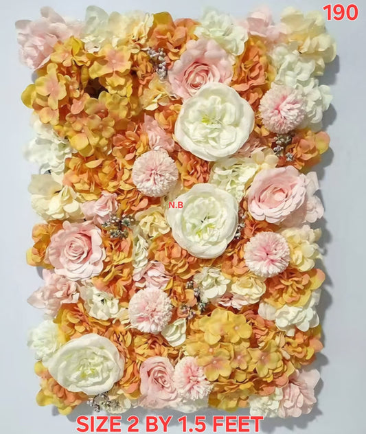 Artificial wall matt flower