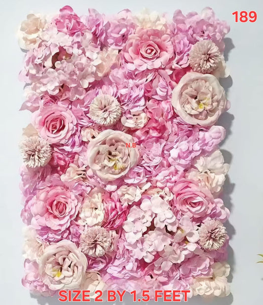 Artificial wall matt flower