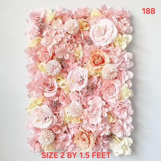 Artificial wall matt flower