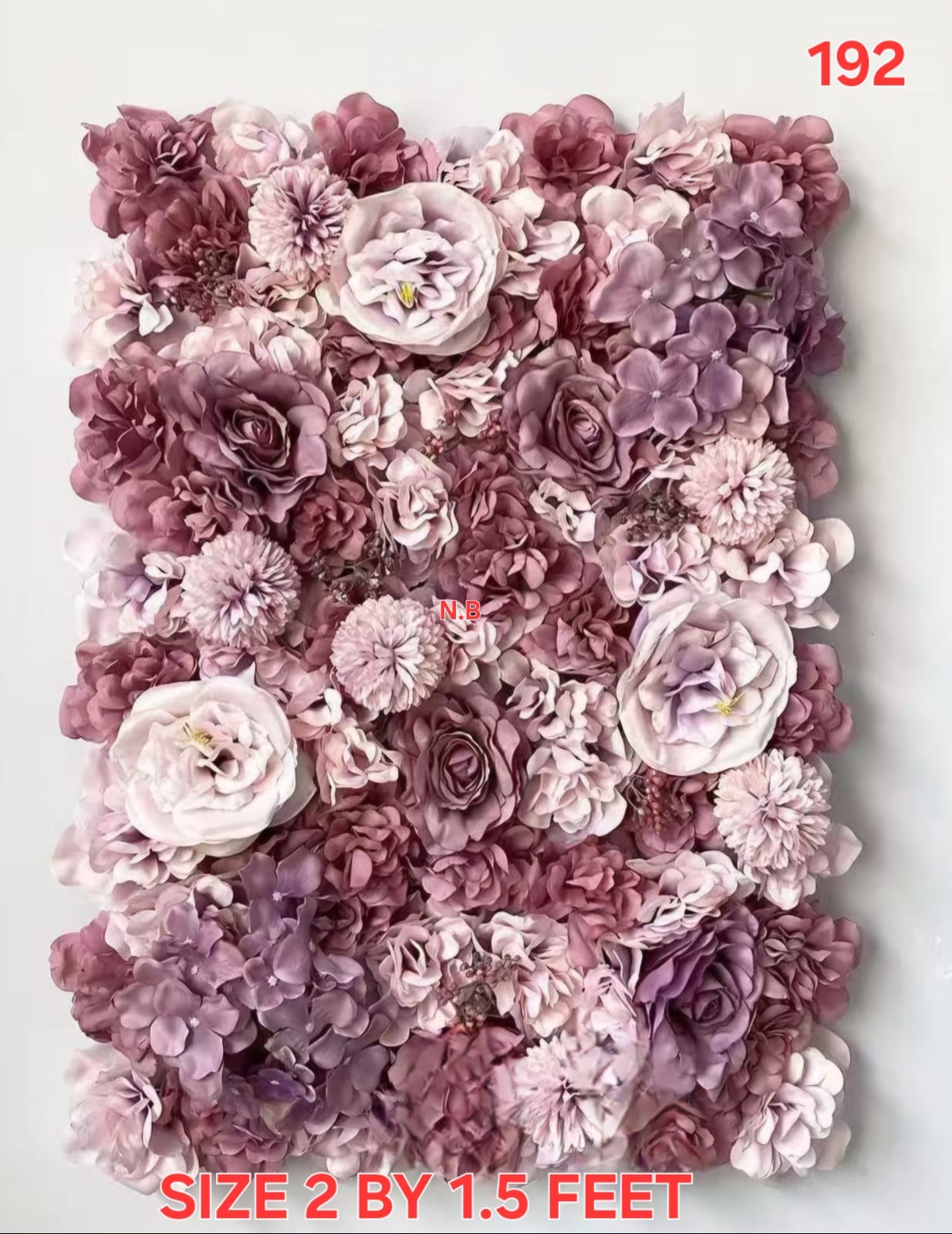 Artificial wall matt flower