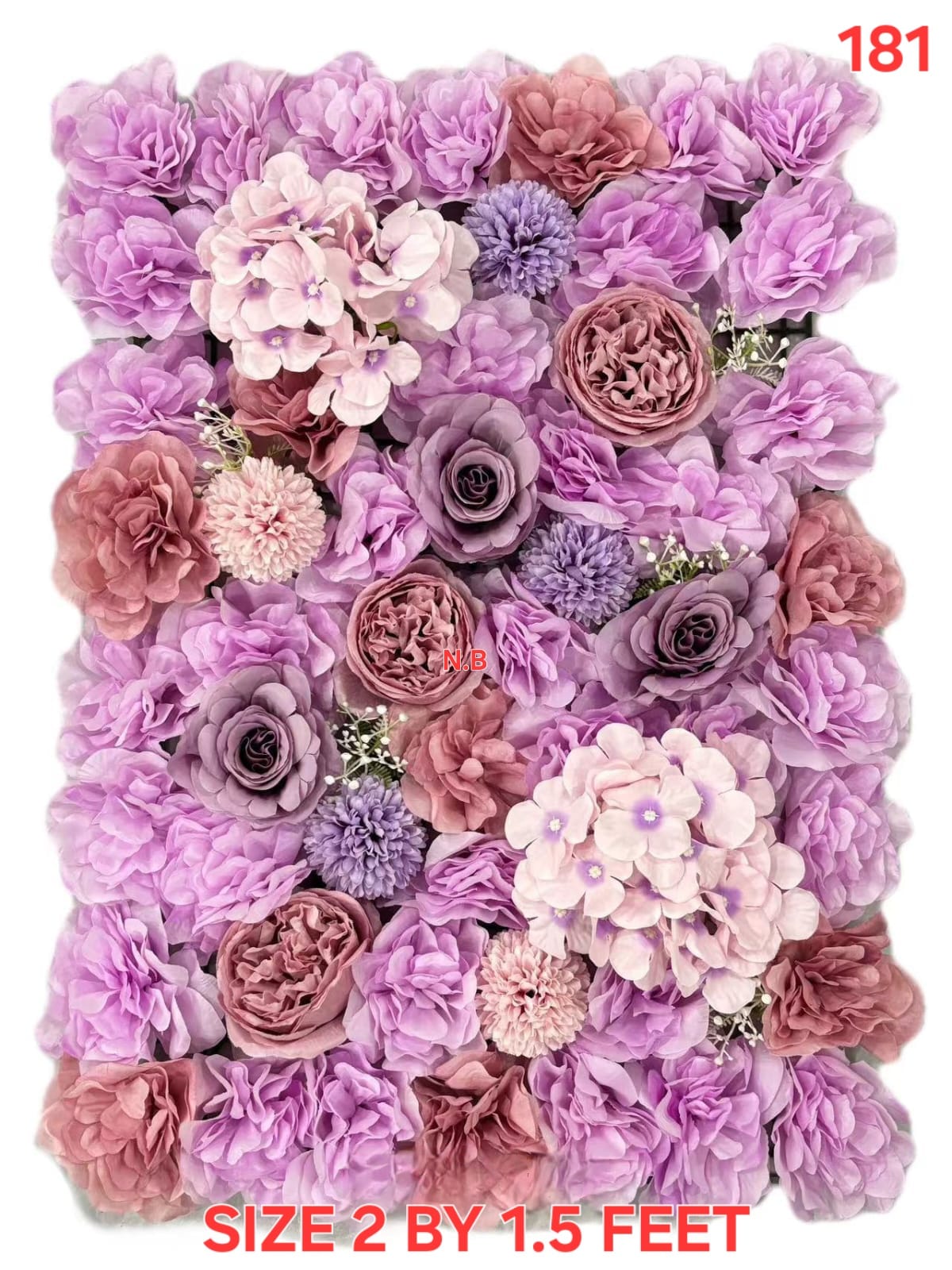 Artificial wall matt flower