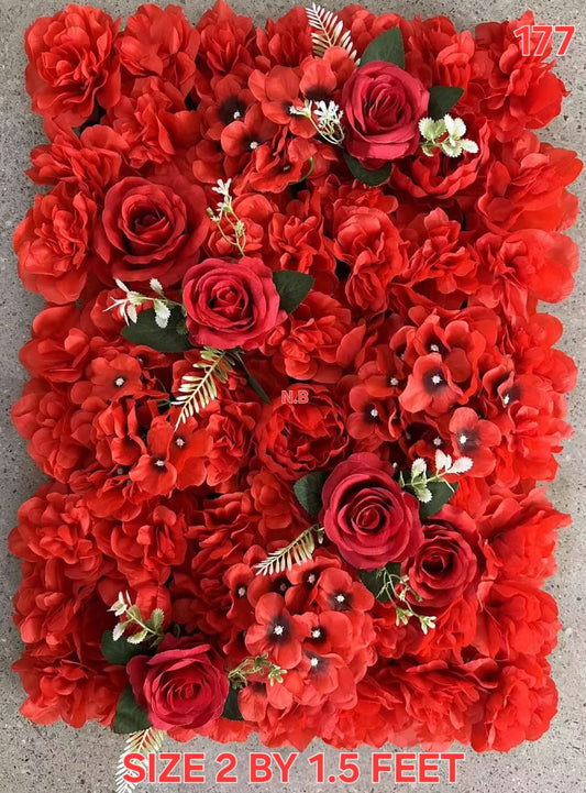 Artificial wall matt flower