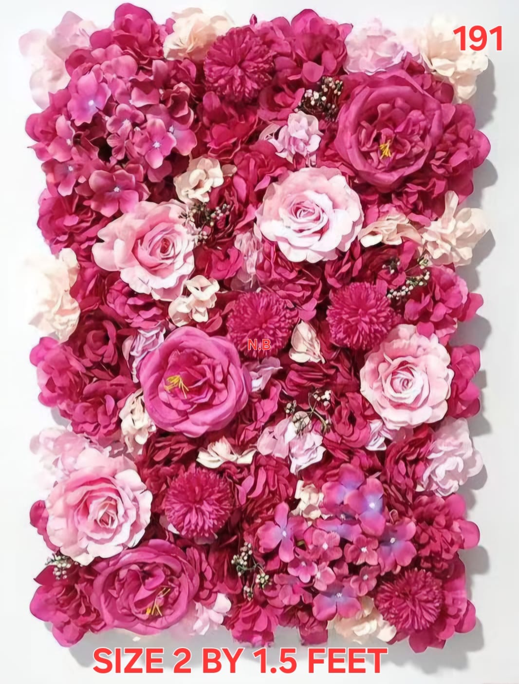 Artificial wall matt flower