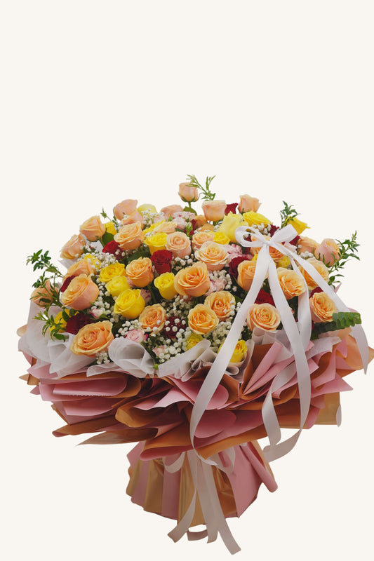 Among The Flowers | 80 Melange Roses