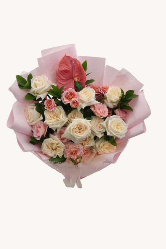 Bubble of Flowers | Mixed Rose Bouquet