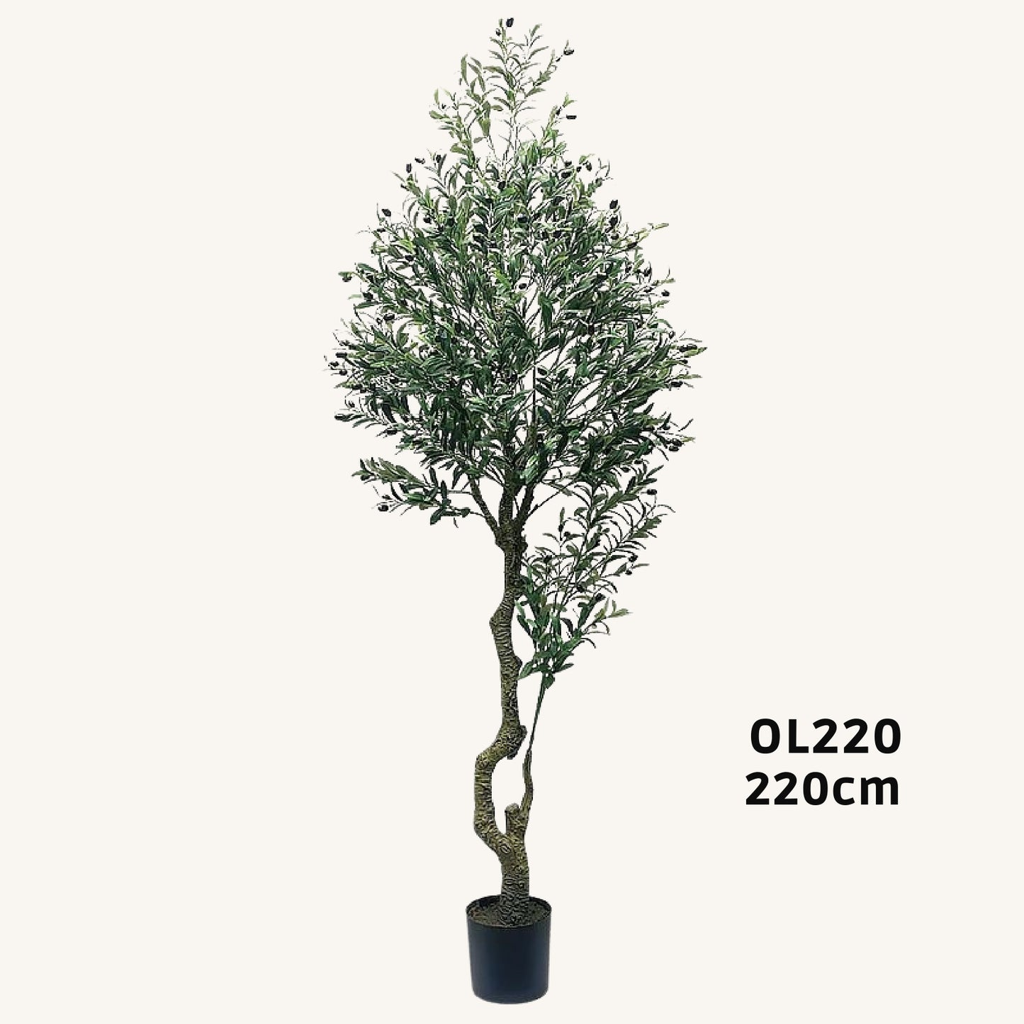 Artificial olive tree